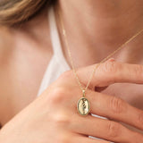 Oval Medal Necklace